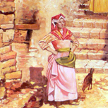 A Roman Courtyard in summer - Vicente March - part 7